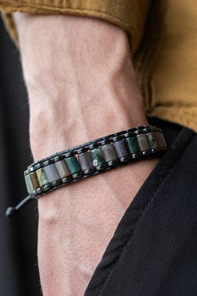 دستبند جواهر رنگی زنانه سنگ طبیعی Serenite - کد 824261003