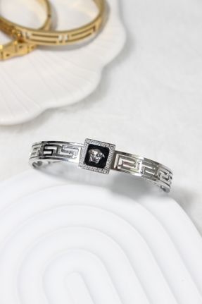 دستبند استیل زنانه فولاد ( استیل ) کد 824370700