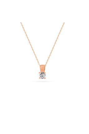 گردنبند نقره صورتی زنانه 925 عیار Silveranka - کد 824367224