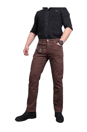 شلوار جین قهوه ای مردانه پاچه لوله تفنگی BOBBER - کد 824438736