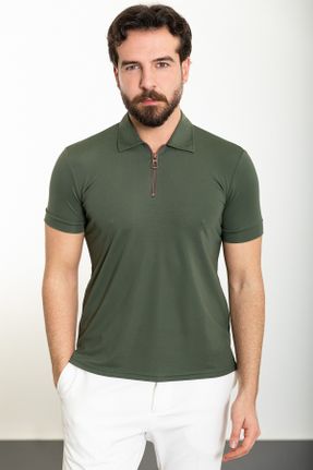 تی شرت خاکی مردانه اسلیم فیت کد 815905425