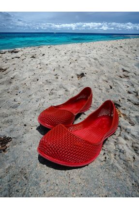 کفش ساحلی قرمز زنانه سیلیکون کد 820455258