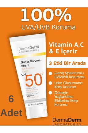 کرم ضد آفتاب بدن SPF 50 + DermaDerm - کد 41816160
