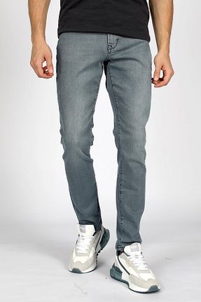 شلوار جین طوسی مردانه پاچه تنگ Lee Cooper - کد 824322127