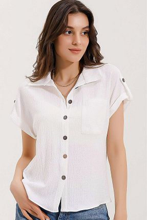 پیراهن سفید زنانه Relaxed CoolLook - کد 824132047