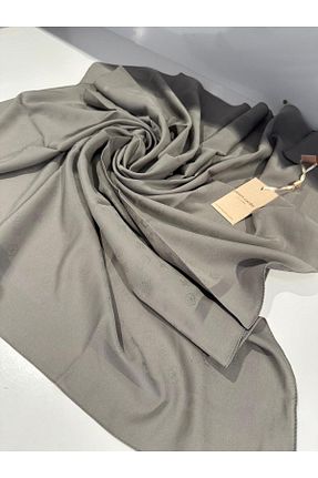 روسری طوسی پنبه پلی استر Pierre Cardin - کد 824211107