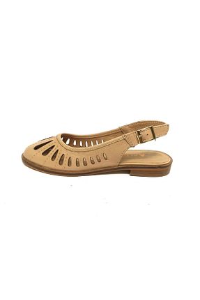 کفش اسنیکر بژ زنانه چرم اصل ALBİNİ - کد 824260685