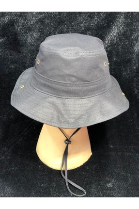 کلاه مشکی زنانه پنبه (نخی) کد 824370275