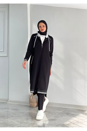 ست گرمکن ورزشی مشکی زنانه رگولار کد 32907942