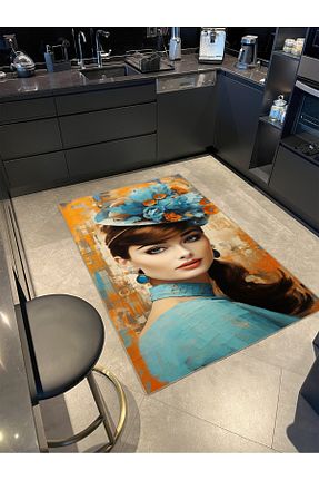 فرش رنگی قابل شستشو Rugs Modern Halı - کد 824529837