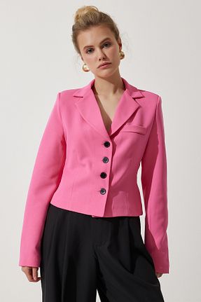 کت صورتی زنانه Blazer Happiness İstanbul - کد 824185515