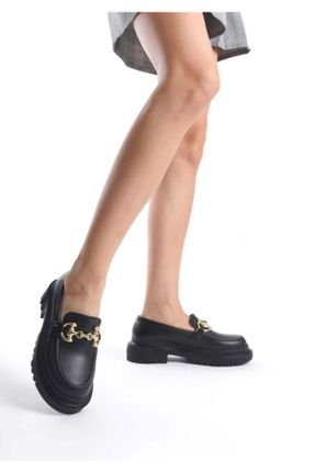 کفش کژوال مشکی زنانه پاشنه متوسط ( 5 - 9 cm ) پاشنه ساده کد 824100191