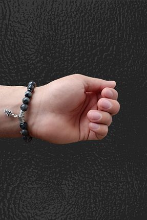 دستبند جواهر رنگی زنانه سنگ طبیعی MGA DOĞAL TAŞ - کد 824121852