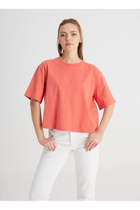 تیشرت نارنجی زنانه Relaxed Wrangler - کد 823163862