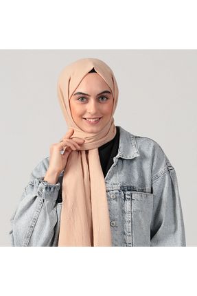 شال قهوه ای زنانه پلی استر ipekistanbul - کد 824085060