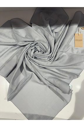 روسری طوسی پنبه پلی استر Pierre Cardin - کد 824226138