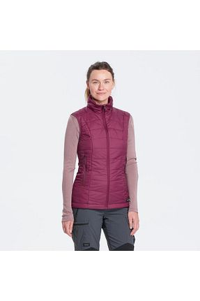 جلیقه اسپرت بنفش زنانه رگولار Decathlon - کد 456666226
