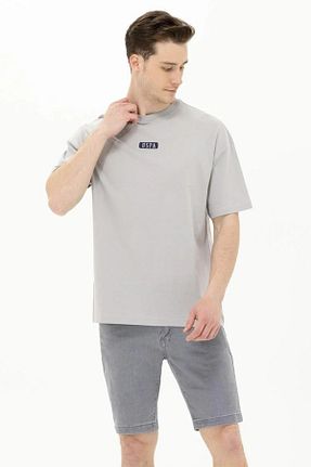 تیشرت خاکی مردانه اورسایز U.S. Polo Assn. - کد 824251592