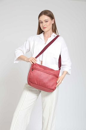 کیف پستچی قرمز زنانه پارچه ای Street Bag - کد 824260983