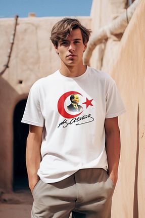 تیشرت سفید مردانه رگولار MAGORS - کد 824290081