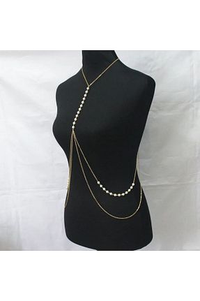 اکسسوری بدن طلائی زنانه فلزی MODAMAYS - کد 824500904
