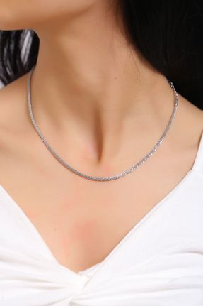 گردنبند جواهر زنانه فلزی کد 824555740