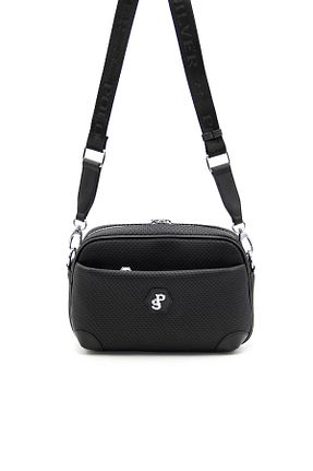 کیف پستچی مشکی زنانه چرم مصنوعی Silver Polo - کد 824638844