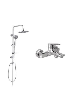شیرآلات حمام Krom Kaplı Pirinç KALE - کد 811503454