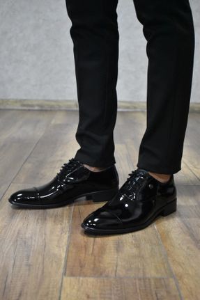 کفش کلاسیک مشکی مردانه چرم طبیعی پاشنه کوتاه ( 4 - 1 cm ) پاشنه نازک کد 348590558