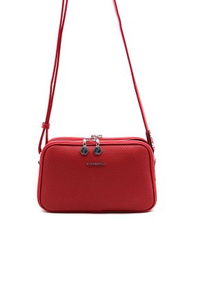 کیف پستچی قرمز زنانه چرم مصنوعی Silver Polo - کد 77558657