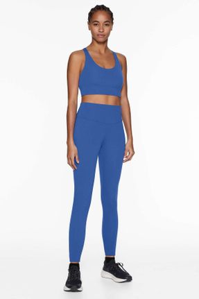 ساق شلواری آبی زنانه بافتنی پلی آمید فاق بلند کد 824678153