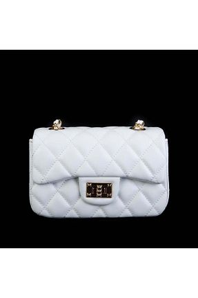 کیف پستچی سفید زنانه چرم مصنوعی Nas Bag - کد 824674748