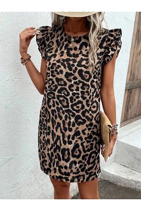 لباس قهوه ای زنانه بافتنی JANES - کد 824690526
