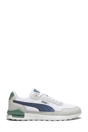 کفش اسنیکر سفید مردانه چرم اصل Puma - کد 824814605