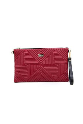 کیف پورتفوی و کلاچ قرمز زنانه چرم مصنوعی Silver Polo - کد 119359417