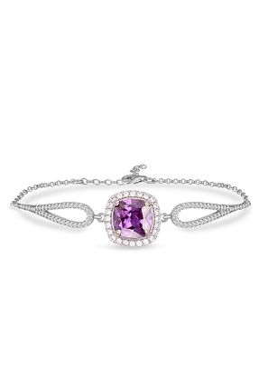 دستبند نقره زنانه 925 عیار Silveranka - کد 824639672