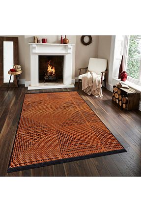فرش نارنجی آنتی باکتریال SARI EV CONCEPT - کد 824644243