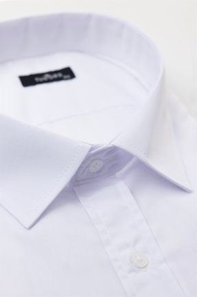 پیراهن سفید مردانه سایز بزرگ پنبه - پلی استر کد 742907169