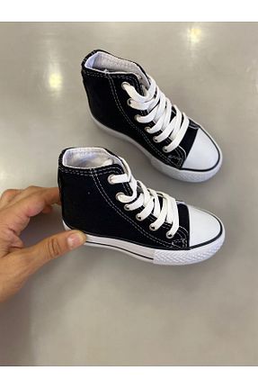 کفش اسنیکر مشکی بچه گانه بند دار STARYOU STORE - کد 824862243