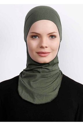 کلاه شنای حجاب خاکی زنانه Ecardin - کد 824735646