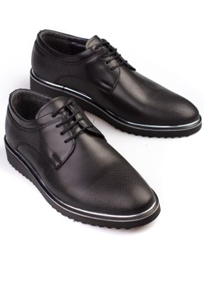 کفش کلاسیک مشکی مردانه چرم لاکی پاشنه کوتاه ( 4 - 1 cm ) پاشنه ساده کد 824547603