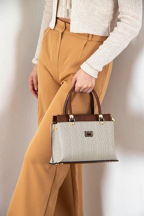 کیف دستی بژ زنانه سایز متوسط Silver Polo - کد 77806745