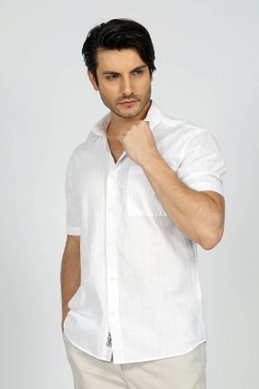 پیراهن سفید مردانه گشاد Lee Cooper - کد 824646677