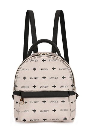 کوله پشتی بژ زنانه سایز متوسط Lucky Bees - کد 220314614