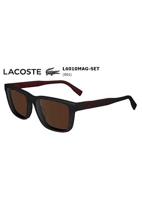 عینک محافظ نور آبی مشکی زنانه پلاستیک Lacoste - کد 824719383