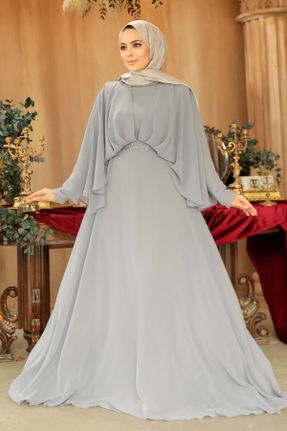 لباس مجلسی طوسی زنانه پلی استر کد 824739850