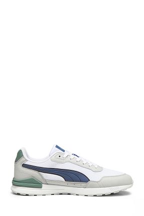 کفش اسنیکر سفید مردانه چرم اصل Puma - کد 824814605
