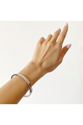 دستبند جواهر سفید زنانه استیل (فولاد) FerizZ - کد 234534337