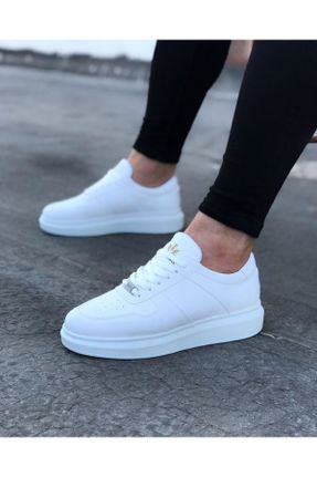 کفش کژوال سفید مردانه پاشنه کوتاه ( 4 - 1 cm ) پاشنه ساده کد 824930030