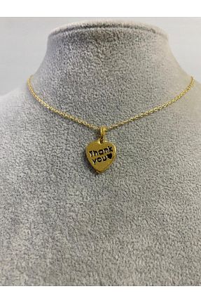 گردنبند جواهر طلائی زنانه روکش طلا Judas Takı - کد 825082891